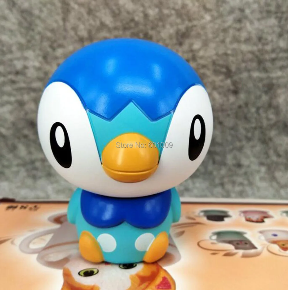 EMS 50/лот 4 шт гашапон Пикачу Eevee Rowlet пиплип 6-9 см фигурка модель игрушки милые подарки для детей