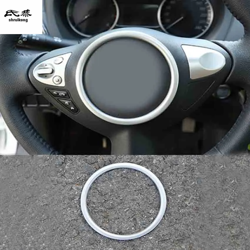 

1pc ABS carbon fiber grain steering wheel decoration cover for 2016 2017 2018 Nissan SYLPHY sentra MK13 car accessories