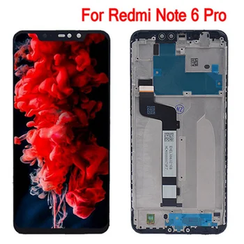 

Original 6.26" For Xiaomi Redmi Note 6 Pro LCD Display Touch Screen Panel Digitizer with Frame