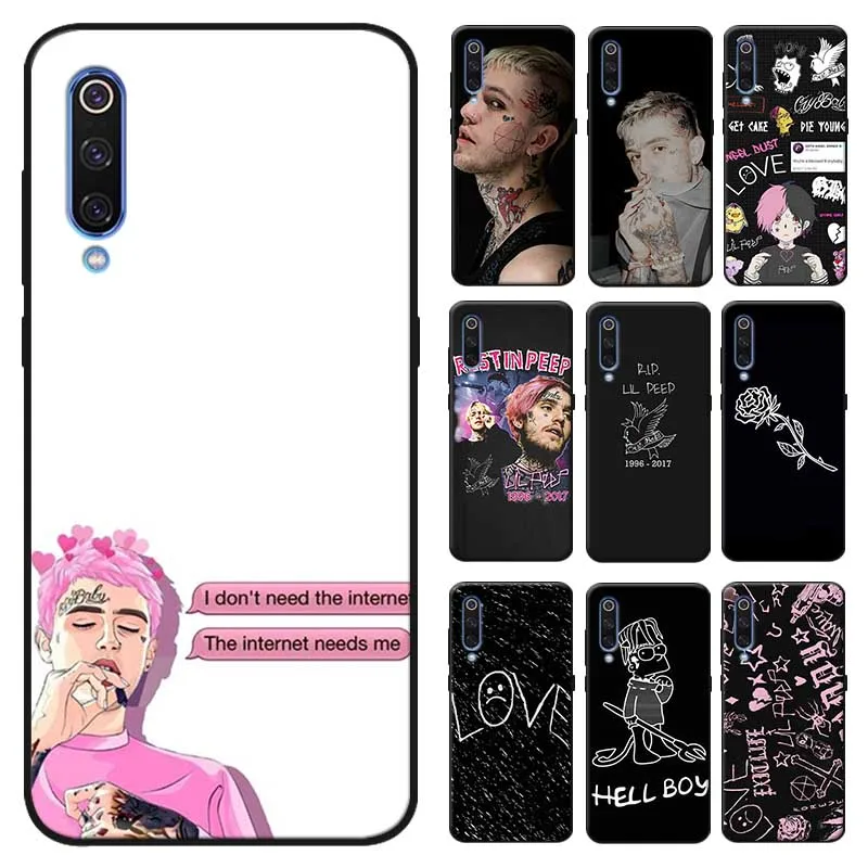 Мягкий силиконовый чехол для телефона xiaomi mi 10 pro 9 9t se 8 pocophone f1 mix 3 Rap Singer Lil Peep hellboy |