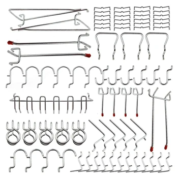 

Pegboard Hook Assortment 51-Piece silver