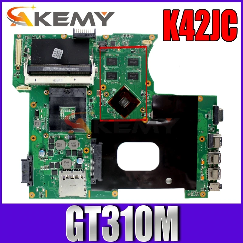 Материнская плата Akemy K42JC для ноутбука ASUS K42J A42J X42j A40J K42 протестированная