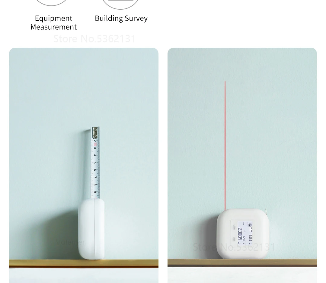 Xiaomi Akku AK301 25m Laser Distance Meter Tape Measure