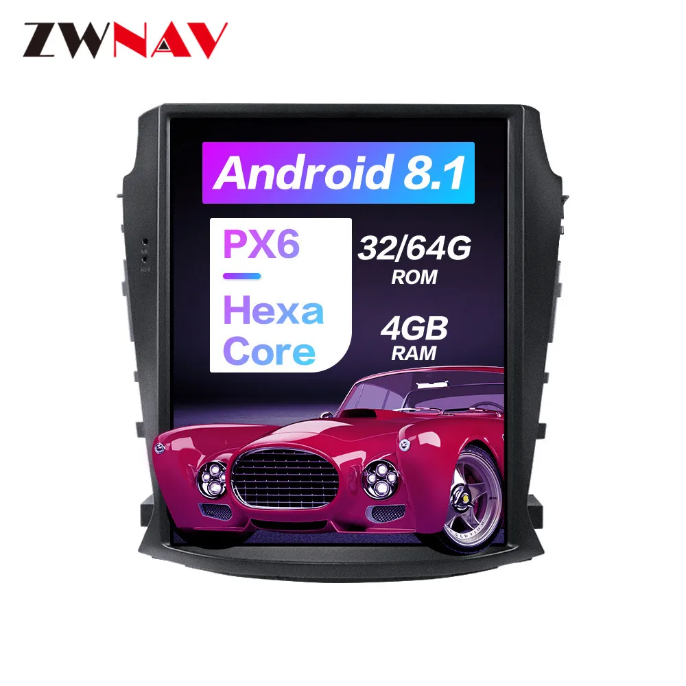 

ZWNAV Vertical screen Tesla Android 9.0 PX6 4GB+64GB built-in DSP CARPLAY For Changan CS75 2019 GPS Navigation
