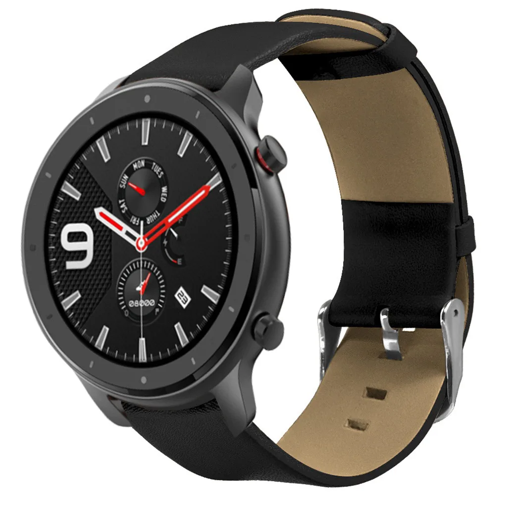Ouhaobin, модный кожаный ремешок для часов Xiaomi Huami Amazfit GTR, сменный ремешок на запястье для Amazfit gtr, 47 мм, 729#2