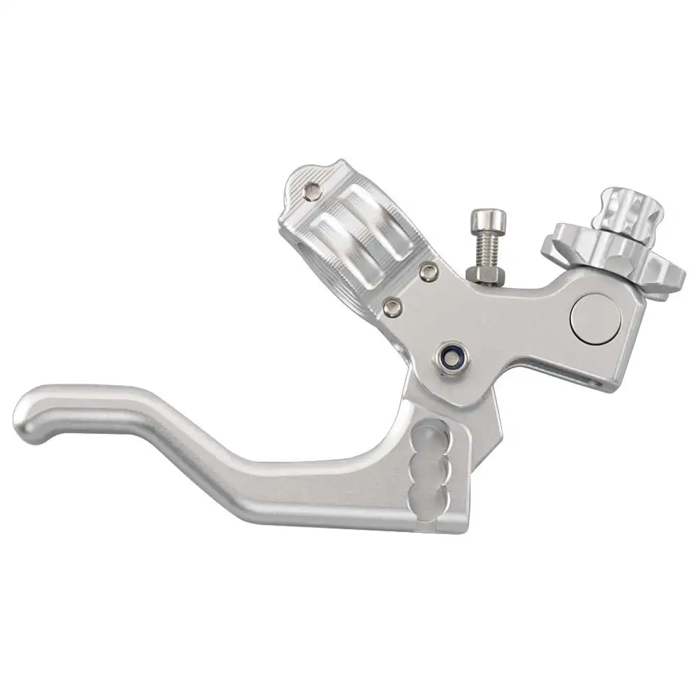 For Honda CB500X CB500F CBR600RR CB400 Super Four Motorcycle Silver Short Stunt Handlebar Levers Brake Clutch |