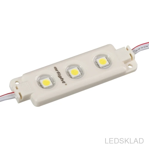 020617 Модуль герметичный ARL-LM5050-3L-12V Blue (ARL Закрытый)-100шт. Arlight | Лампы и освещение