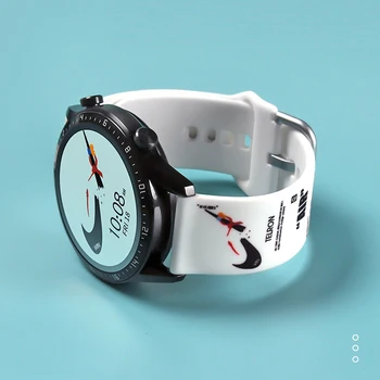 

20mm 22mm Silicone strap For huawei watch gt 2 2e honor magic watch2 for samsung galaxy watch active 2 gear s3 Replacement strap