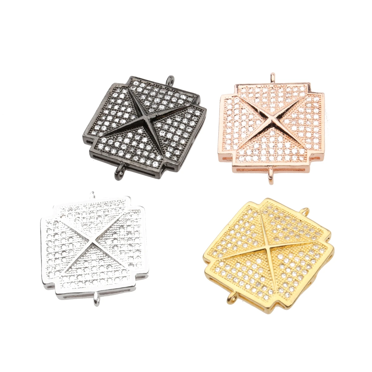 

Fashion 2020 Charms Loose Beads for Jewelry Making Cubic Zirconia Copper for DIY Jewelry Bracelet Findings Wholesale Lots Bulk