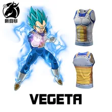 Мужская одежда с перекрещивающимися границами Летний Стиль Супер Saiyan люди мужские спортивные фитнес без рукавов быстросохнущие 3D принты жилет