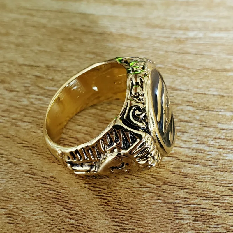 Skute винтажное мистическое египетское Фараон Horus кольцо на палец индивидуальное