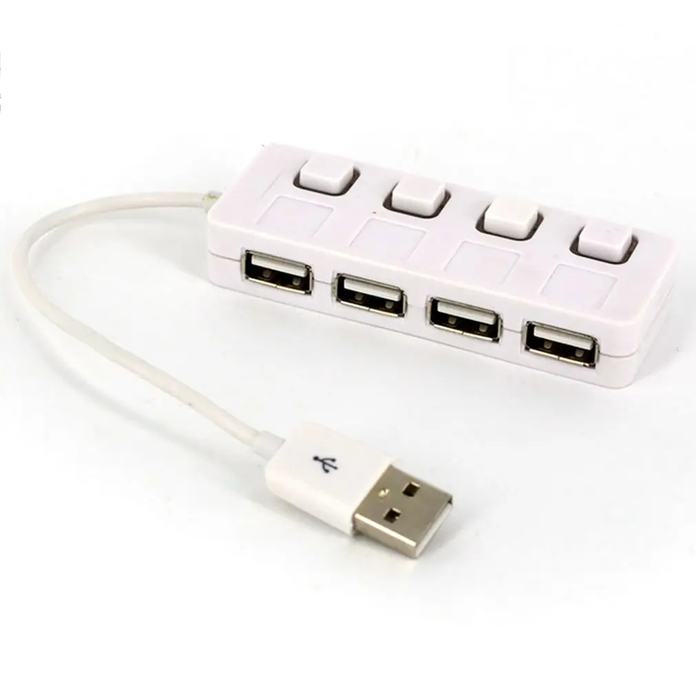 

4-port U2HB05 USB 2.0 HUB Adapter Splitter with Micro USB Power Port Computer Accessories USB Multi-functional Type