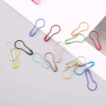 

750pcs/box Calabash Gourd Shape Metal Security Safety Pins Clips Knitting Stitch Marker Tag Pin DXAC
