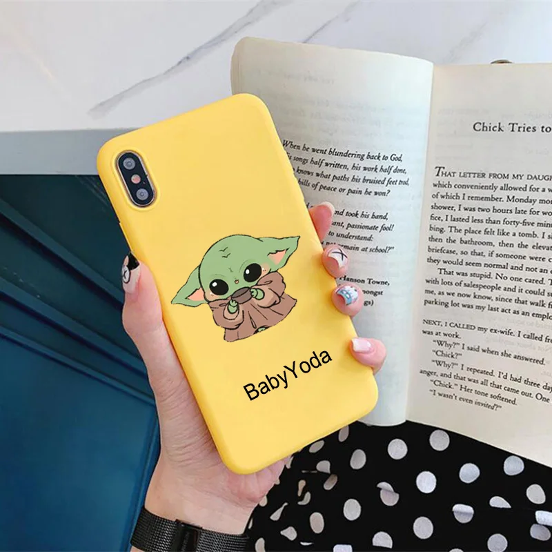 Милый детский чехол Yoda для samsung Galaxy S10 S9 S8 S7 S6 Plus Lite edge Мягкий силиконовый чехол для телефона