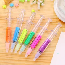 6 шт 2 мм размер пера красочные пластиковые флуоресцентные маркеры