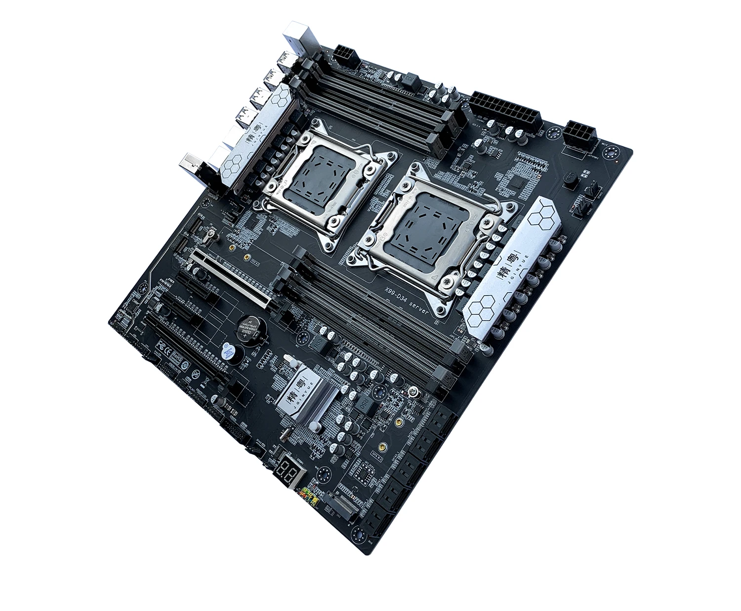 Материнская плата JGINYUE X99 с двумя процессорами LGA 2011-3 ...