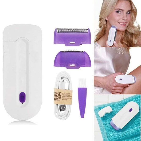 Professional Painless Hair Removal Kit Laser Touch Epilator USB
