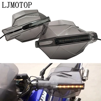 

Motorcycle Hand Guard Handle Protector HandGuards with LED Signal Light For Suzuki DR250 DJEBEL For Yamaha XMAX125 XMAX250