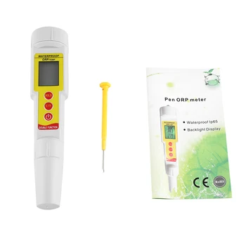 

ORP-619 ORP Meter 2 in 1 pH ORP TEMP Tester with Backlight Multi-parameter Digital Tri-Meter Water Quality Monitor