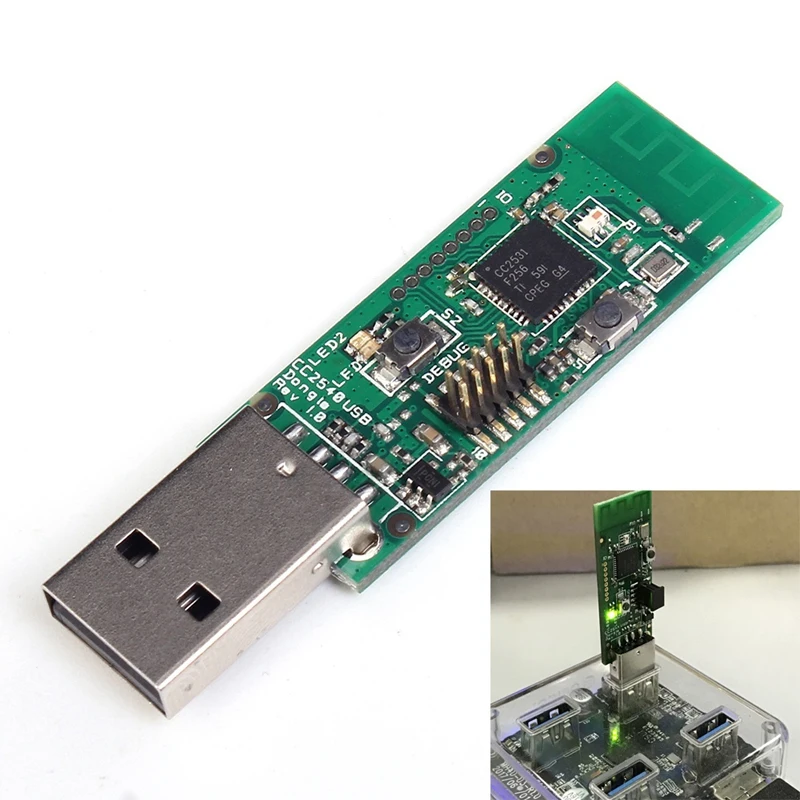 CC2531 USB ключ Zigbee модуль беспроводной анализатор протокол доска анализатор пакет
