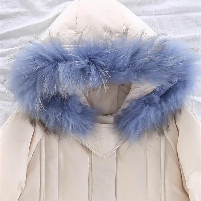 Winter New Girls Down Jacket Fashion Long Style Baby Girls Down Coat Personality Kids Winter Down Jacket for Girls,#8156