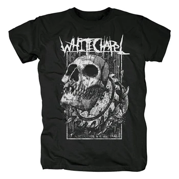 

Bloodhoof Whitechapel rock Deathcore black cotton t-shirt Asian Size