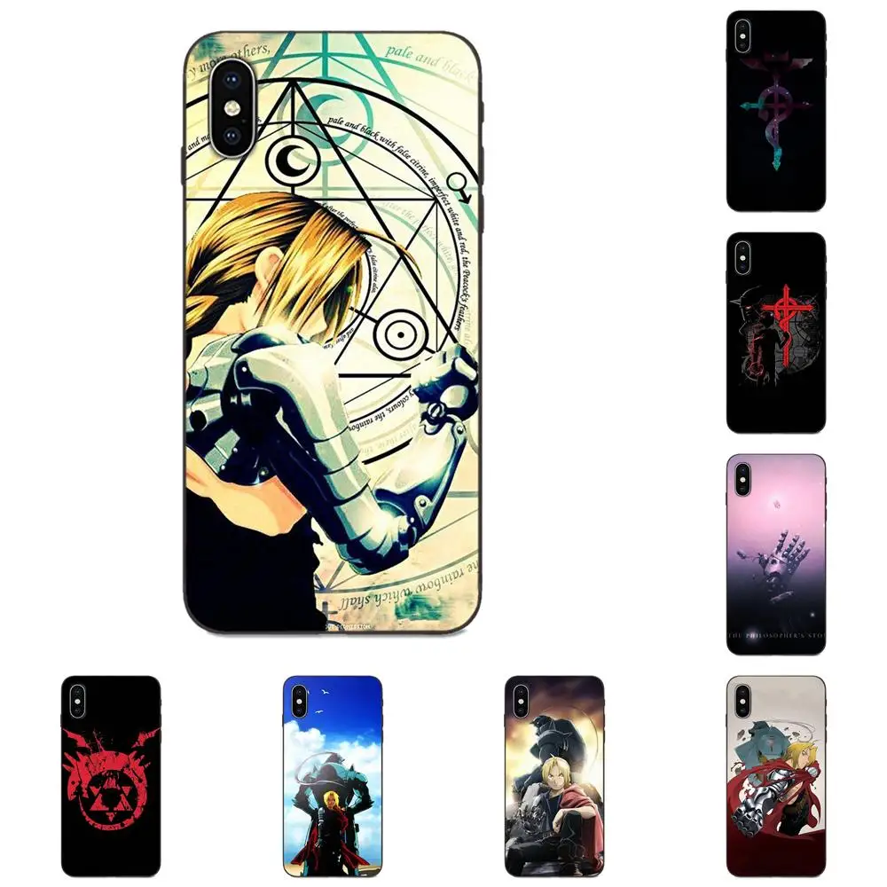 Черный чехол для телефона с металлическим корпусом Alchemist Fma Brothers Xiaomi Redmi Note 2 3 4 4A 4X 5