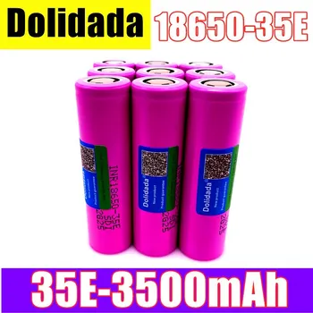 

100% capacity, genuine 18650 3500mAh 13A discharge INR18650 35E 18650 battery Li-ion 3.7v rechargable Battery