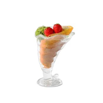 

Conch Shape Creative Glass Juice Cup Ice Cream Cup Smoothie Cup Modeling Milk Tea Cup Milk Shake Cup 355ML