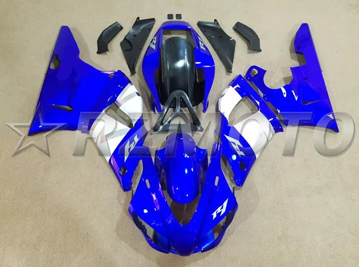 

New ABS Full fairings Kit Fit for Yamaha YZF-R1 YZF1000 R1 1998 1999 98 99 fairing bodywork set custom blue white