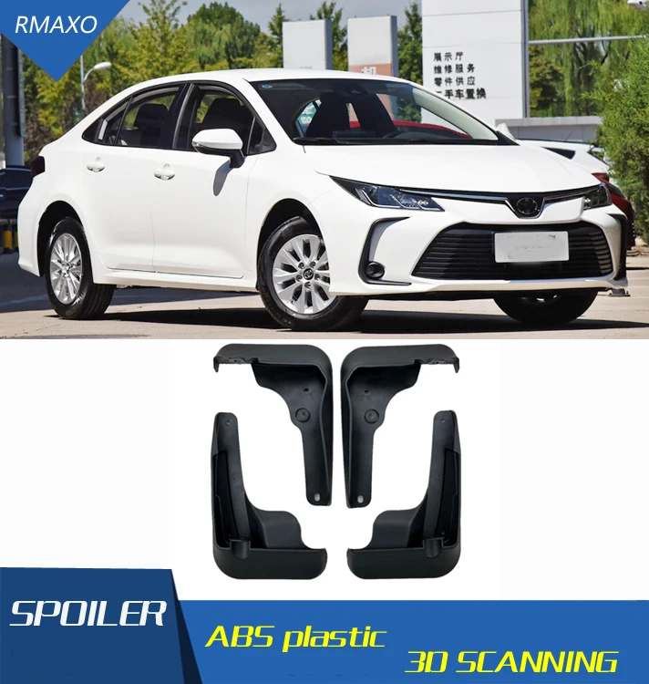 Для Toyota corolla- Брызговики передние с цветом и задним брызговиком крыло брызговиков модифицированное специальное