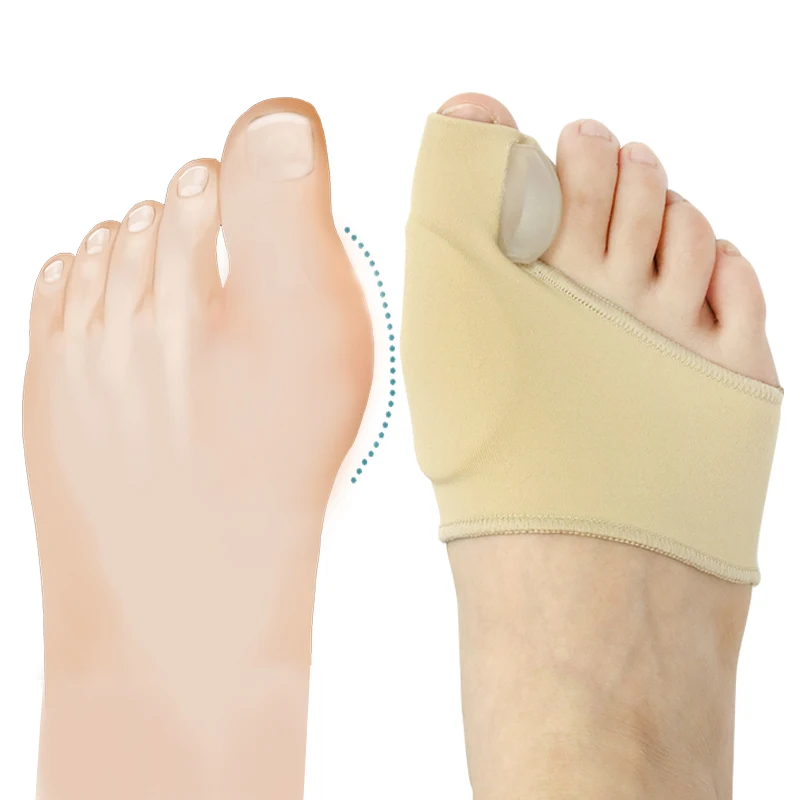 

1Pair Toe Separator Hallux Valgus Bunion Corrector Orthotics Feet Bone Thumb Adjuster Correction Pedicure Sock Straightener