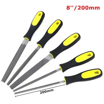

Workshop Files Tool 5pcs Set Kit 6/8/10inch Flat Triangle Round Square