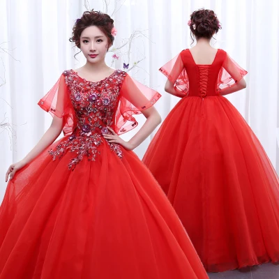 Бальное платье Vestido Дебютант Бальные платья королевский синий баллклид длина до пола Танцевальная вечеринка Выпускные платья