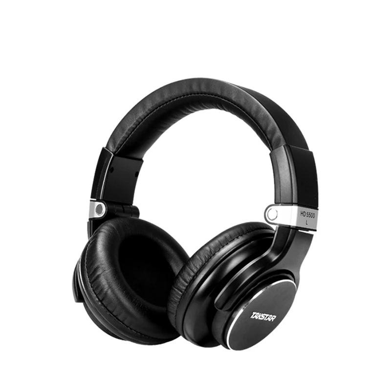

TAKSTAR DJ Stereo Monitor Headphones Foldable Over-Ear Professional Studio Monitor Mixing for Home Music Entertainment HD5500