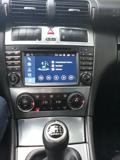 Android 9,0 4+ 64 Гб Встроенный DSP Автомобильный мультимедийный dvd-плеер gps радио для Mercedes/Benz W203 W209 W219 a-класс A160 gps-навигация