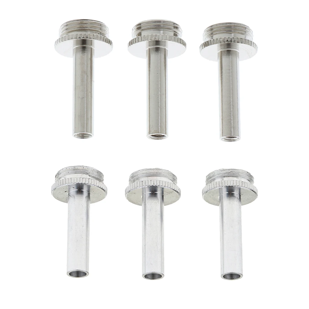 3 Pcs Metal Trumpet Connecting Rod Piston Valve Brass Instruments for Trumpet Accessory