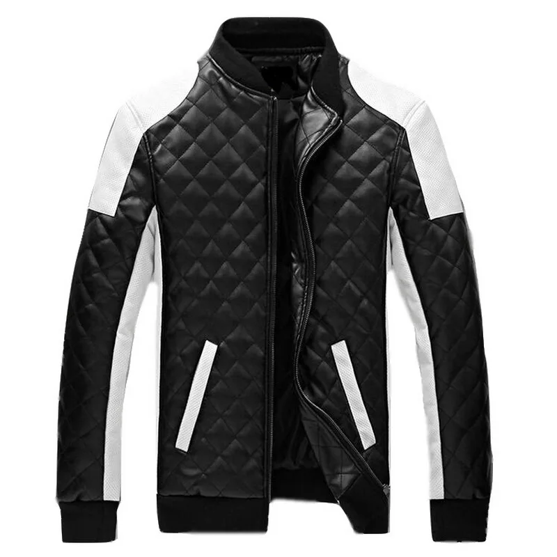 

Mens Leather Jackets Casual High Quality Classic Motorcycle Bike Jacket Men Plus Velvet Thick Coats Winter chaqueta hombre