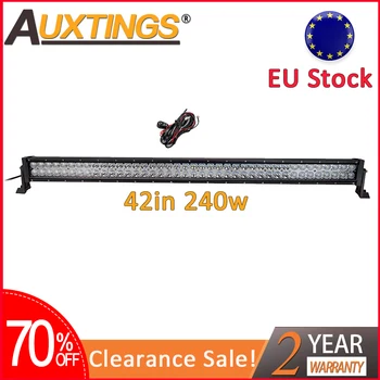 

Auxtings Clearance Sale 240w combo led Work Light 42'' 42 inch offroad led light bar for Jeep Car 4WD Truck SUV ATV EU stock