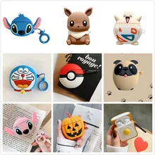 3D Bluetooth беспроводной чехол для наушников с кошкой для AirPods, силиконовый защитный чехол, аксессуары для Apple Air pods, зарядная коробка