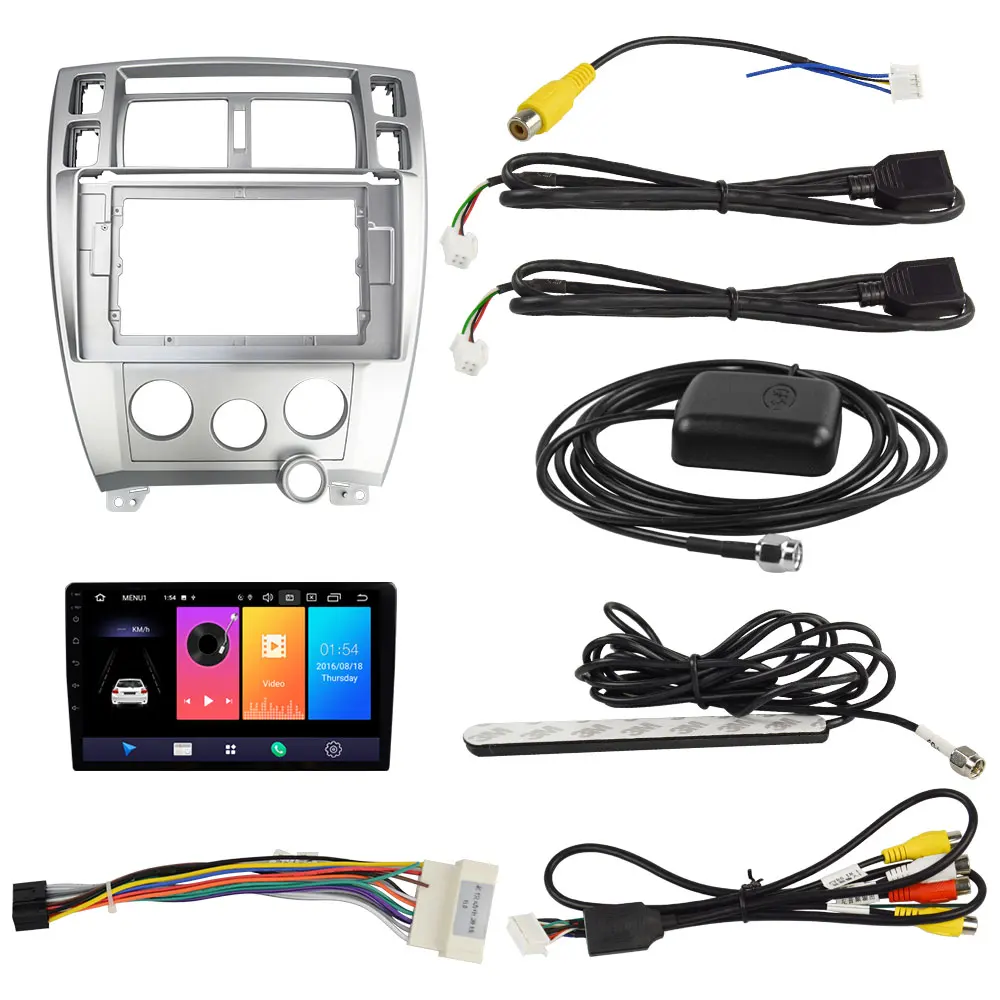 EKIY 10 ''ips Android 9,0 автомобильный Радио мультимедийный плеер для hyundai Tucson 2004-2009 стерео аудио авто видео gps навигация 4G MP5