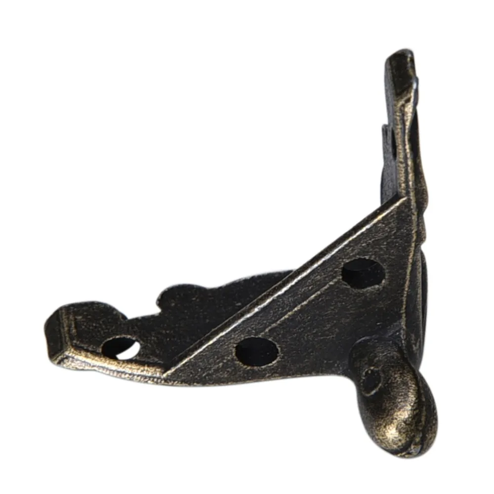 4pcs/Set 36mm x 20mm Box Corner Foot Protector Desk Box Edge Antique Bronze Pattern Carved