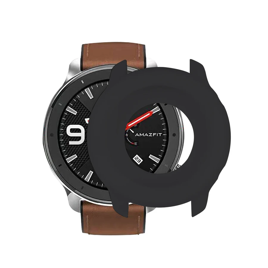Для Amazfit GTR Чехол Мягкий ТПУ полное покрытие защитный бампер Рамка протектор для