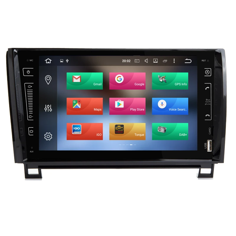 Sale DSP Eight Core Android 9.0 Car Radio GPS Navigation Central Multimedia for Toyota Sequoia Tundra 2007 2008 2009 2010 2011 2012 2