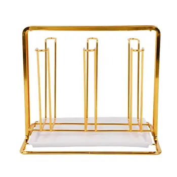 

Cup Drying Rack Metal Glass Cups Mug Stand Holder Home Kitchen Hanging Drainer Storage Rack Household Cup Organizer