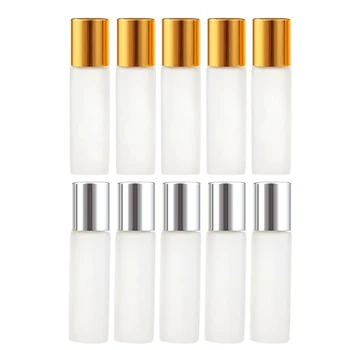 

10 Pieces/10ML Refillable Essential Oil Bottle for Travel, Portable Easy Refillable Perfume Spray Bottle with Steel Beads