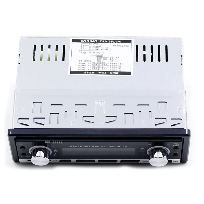 TOSPRA JSD-20158 auto Stereo 1 Din Car Radio 12v bluetooth V2.0 FM Aux Input Receiver Car Audio SD USB MP3 MMC WMA