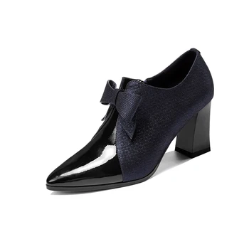 

2020 Spring Quality high Heels Women Pumps Side Zipper Rome Shoes Woman Female Elegant Party Office Shoes