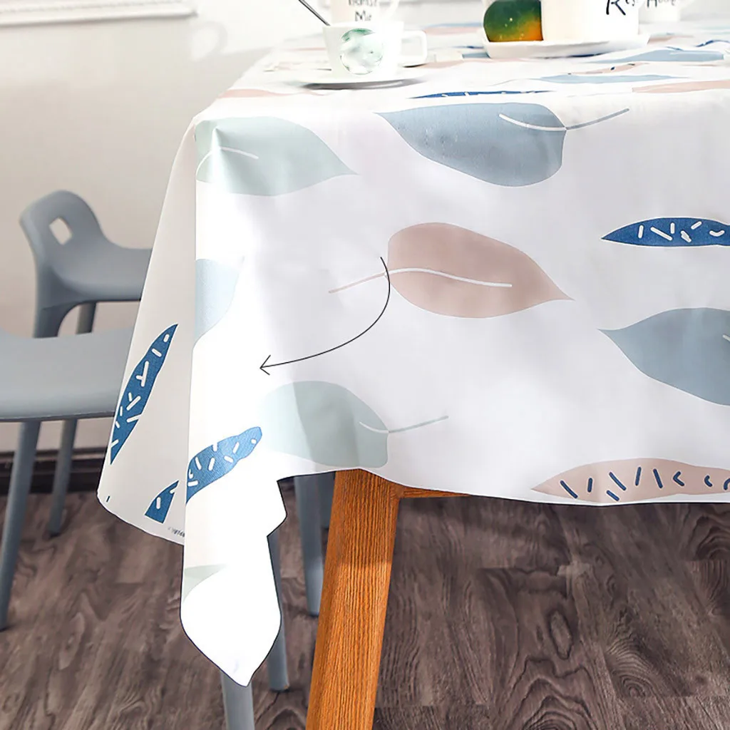 Водонепроницаемый и маслостойкий скатерть прямоугольник кухонный декоративный обеденный стол скатерть tapete mantel mesa^ 5