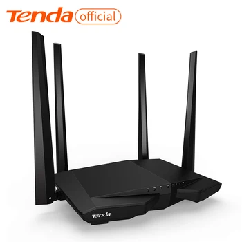 

Tenda AC6 AC1200 Dual-Band 2.4G/5.0GHz Smart Dual Band Wireless WiFi Router Wi-Fi Repeater, APP Remote Manage, English Interface